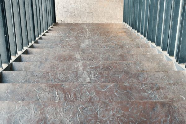 Concrete Stair Stamping in Redmond