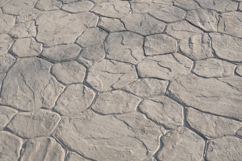 Stamped Concrete Patio Installation detail