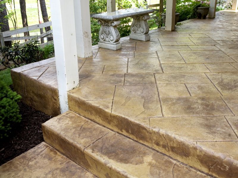Popular Stamped Concrete Patterns For Commercial Walkways And Plazas