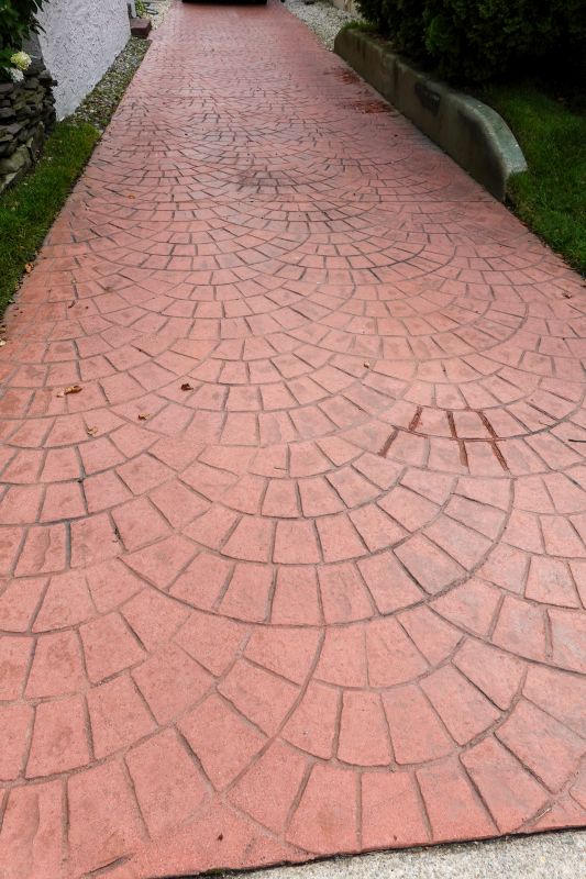 Elegant Patterned Driveway